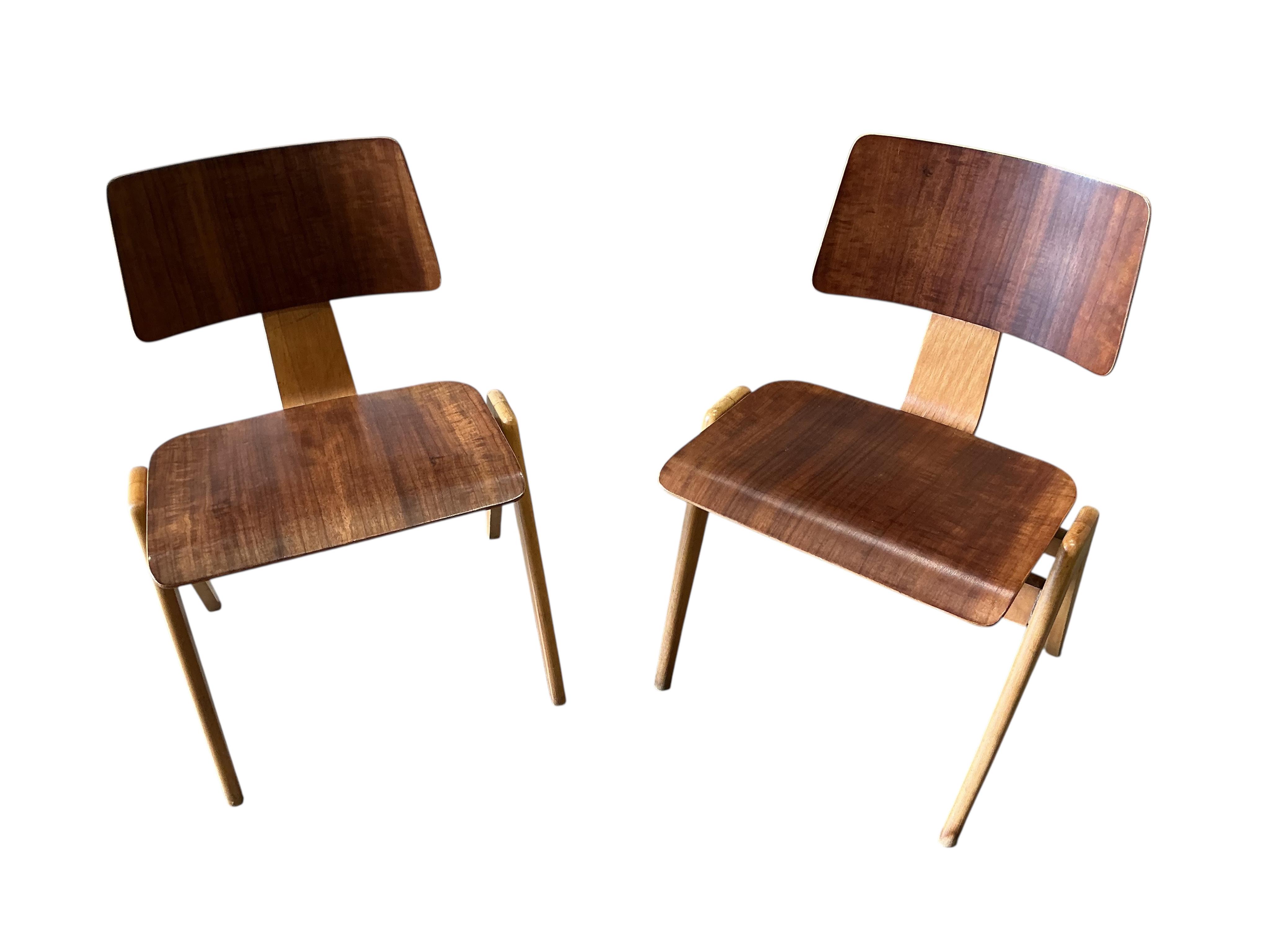 A pair of Robin Day Hillestack chairs, width 49cm, depth 41cm, height 76cm